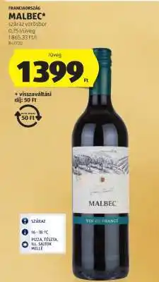 ALDI Malbec ajánlat