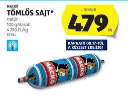 ALDI MACKÓ TÖMLŐS SAJT ajánlat
