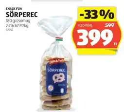 ALDI Snack Fun Sörperec ajánlat