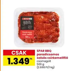 Spar SPAR BBQ paradicsomos salsás csirkemellfilé ajánlat