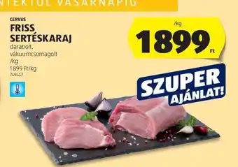 ALDI Friss sertéskaraj ajánlat