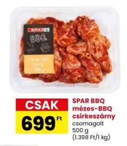 Spar SPAR BBQ mézes-BBQ csirkeszárny ajánlat