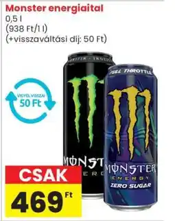 Spar MONSTER Energiaital ajánlat