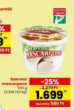 Spar SZARVASI Mascarpone ajánlat