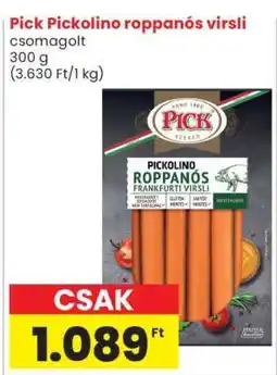 Spar Pick Pickolino roppanós virsli ajánlat