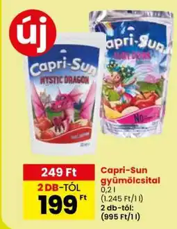Spar Capri-Sun Gyümölcsital ajánlat