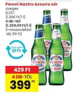 Spar Peroni Nastro Azzurro sör ajánlat
