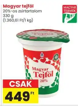 Spar Magyar tejföl ajánlat