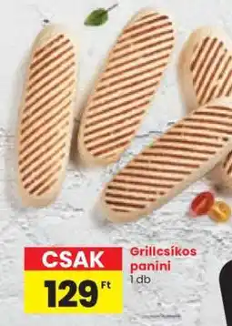 Spar Grillcsíkos panini ajánlat