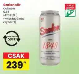 Spar Szalón Sör ajánlat