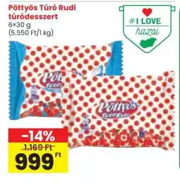 Spar Pöttyös Túró Rudi túródesszert ajánlat