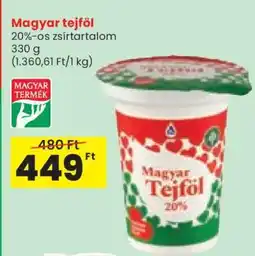 Spar Magyar tejföl ajánlat
