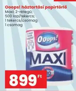 Spar Ooops! háztartási papírtörlő ajánlat