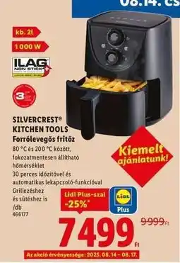 Lidl Silvercrest Kitchen Tools Forrólevegős fritőz ajánlat
