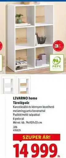 Lidl LIVARNO home Tárolópolc ajánlat