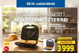 Lidl SILVERCREST Szendvics- / gofrisütő ajánlat