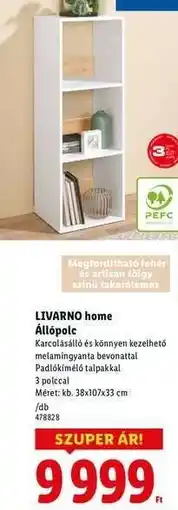 Lidl LIVARNO home Állópolc ajánlat