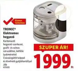 Lidl TRONIC Elektromos hegyező ajánlat