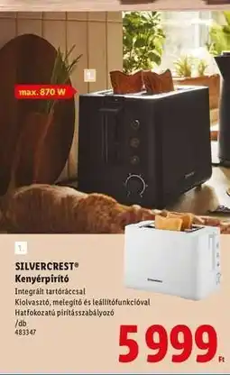 Lidl SILVERCREST Kenyérpirító ajánlat