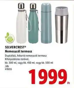 Lidl SILVERCREST Nemesacél termosz ajánlat
