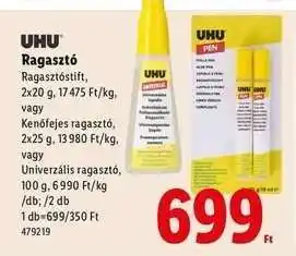 Lidl UHU Ragasztó ajánlat