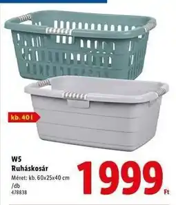 Lidl W5 Ruháskosár ajánlat