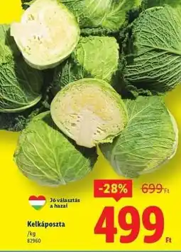 Lidl Kelkáposzta ajánlat