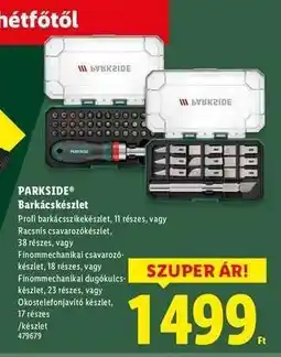 Lidl PARKSIDE Barkácskészlet ajánlat