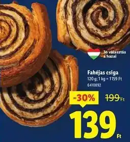 Lidl Fahéjas csiga ajánlat