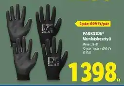 Lidl PARKSIDE Munkakesztyű ajánlat
