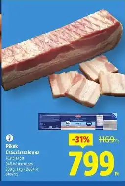 Lidl PIKOK Császárszalonna ajánlat