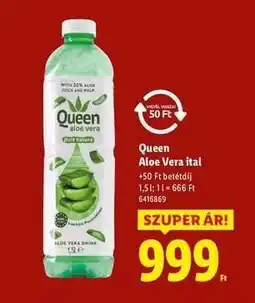 Lidl Queen Aloe vera ital ajánlat
