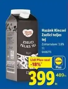 Lidl HAZÁNK KINCSEI Zselici teljes tej ajánlat