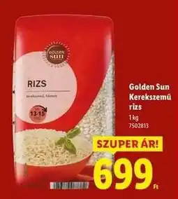 Lidl Golden Sun Kerekszemű rizs ajánlat