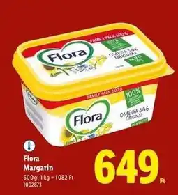 Lidl FLORA Margarin ajánlat