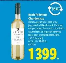 Lidl Koch Premium Chardonnay ajánlat