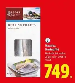 Lidl Nautica Heringfilé ajánlat