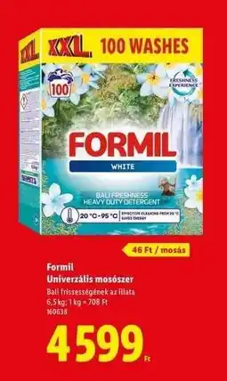 Lidl FORMIL Univerzális mosószer ajánlat