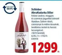 Lidl Schieber AbraKadarka Siller ajánlat