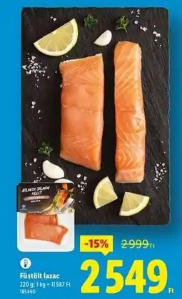 Lidl Füstölt lazac ajánlat
