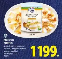 Lidl Alpenfest Jégkrém ajánlat