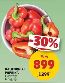 PENNY Kaliforniai paprika ajánlat