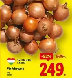 Lidl Vöröshagyma ajánlat