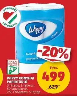 PENNY Wippy Konyhai Papírtörlő ajánlat