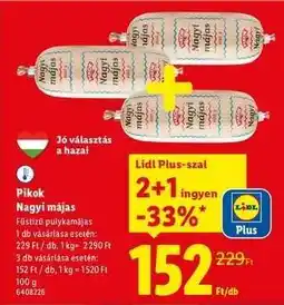 Lidl PIKOK Nagyi májas ajánlat