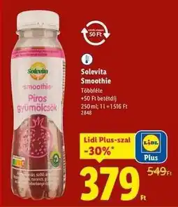 Lidl SOLEVITA Smoothie ajánlat