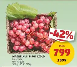 PENNY Magnélküli Piros Szőlő ajánlat