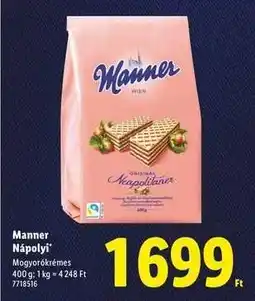 Lidl MANNER Nápolyi ajánlat