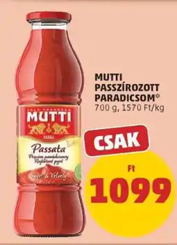 PENNY MUTTI PASSZÍROZOTT PARADICSOM ajánlat