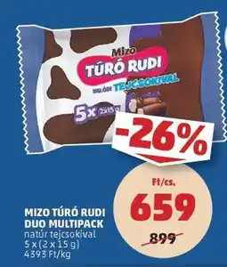 PENNY Mizo Túró Rudi duo multipack ajánlat